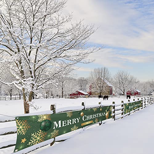 Large Merry Christmas Banner 120" x 20"