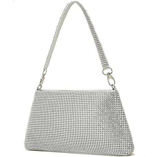 Rhinestone Clutch Purses for Women Bling Evening Bag