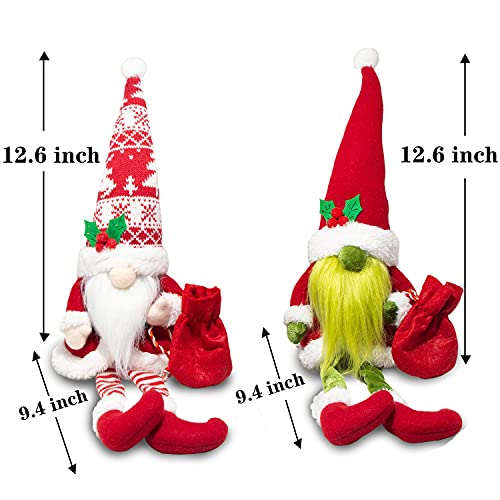 2 Pcs Christmas Gnomes Decorations