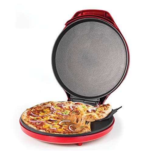 Pizza Plus Meal Electric Food Makers, 12 inch, Red