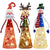 Set of 3 Lighting Santa Snowman Reindeer Christmas Decoration