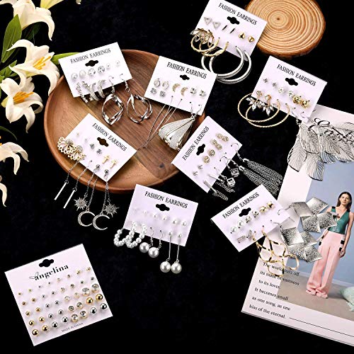 104 Pairs Earrings Set for Women