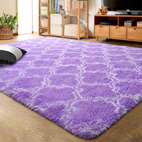 Luxury Indoor Plush Fluffy Rug Extra Soft and Comfy Carpet