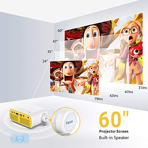 Mini Projector for iPhone, Portable & Video Smart