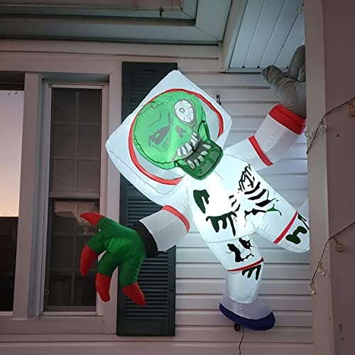 5Feet High Halloween Inflatable Hanging Space Zombie w/ LED