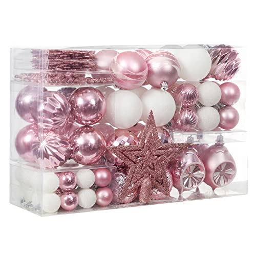 103-Pack Assorted  Christmas Ball Ornaments