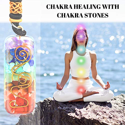 Limited Holiday Promotion Bundle! 7 Chakra Energy Generator Gemstone Crystal Pendant Set of 3