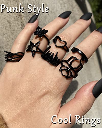 20-30Pcs Gothic Vintage Rings Set for Men/Women