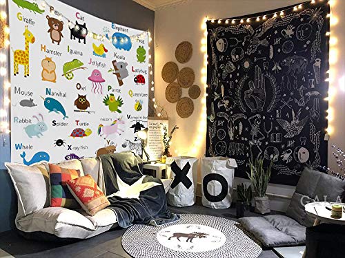 ABC Learning Alphabet Tapestry for Kids Educational Wall Decoration