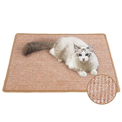 Horizontal Cat Floor Scratching Pad/Mat, Protect Carpets and Sofas