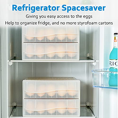 60 Grid Eggs Storage Container for Refrigerator