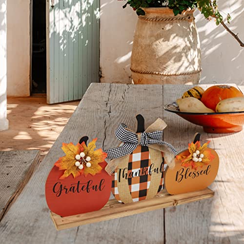 Rustic Fall Thanksgiving Tabletop Decoration