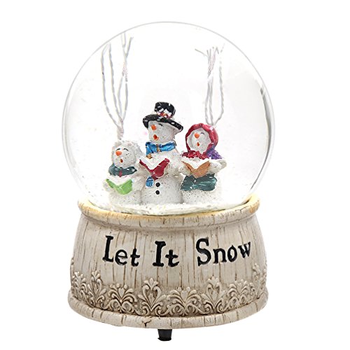 100mm Musical Snow Glitter Water Globe Christmas Decoration