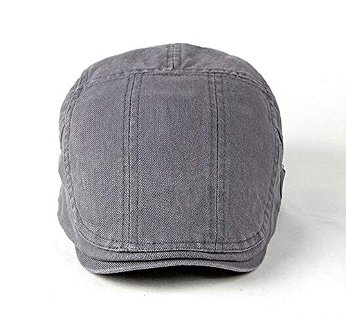 2 Pack Flat Cotton Newsboy Cap for Men