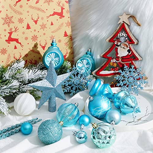 103-Pack Assorted  Christmas Ball Ornaments