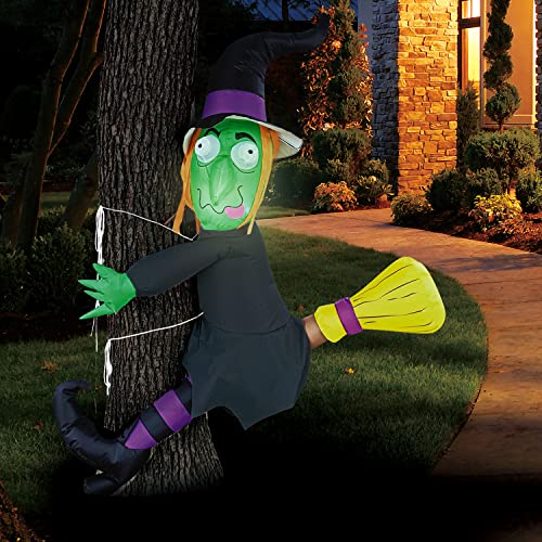 4 FT Tall Halloween Inflatable Witch w/ LED