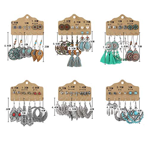 104 Pairs Earrings Set for Women