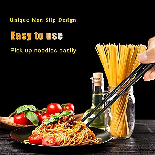 Reusable 10 Pairs Reusable 9.5 Inch Fiberglass Chopsticks