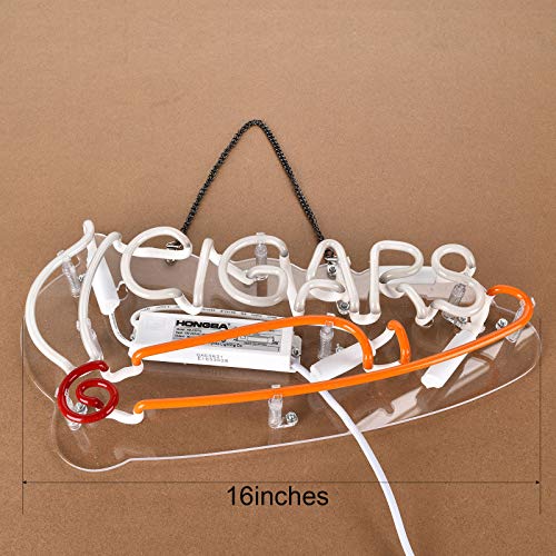Neon Signs Cigars - Cheers Neon Light  Art for Home Decoration