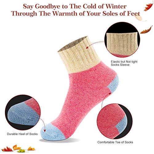 Cozy & Warm Thick Soft Wool Christmas Gift Winter Socks for Women