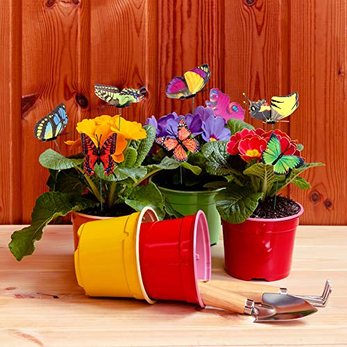 Butterfly Stakes, 50pcs 11.5inch for Garden Decoration