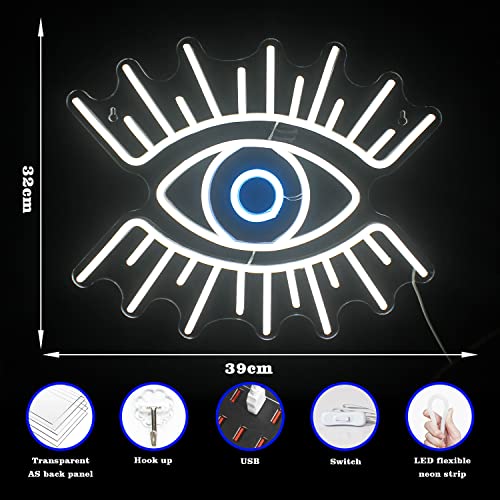 LED Eyes Neon Signs for Wall Decoration