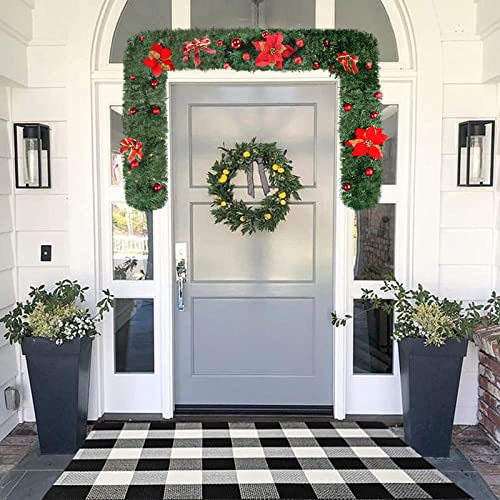 9Ft Christmas Garland with Lights