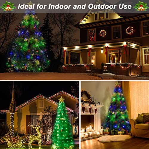 6.6FT  18 Color Changing Christmas Tree Lights with Remote