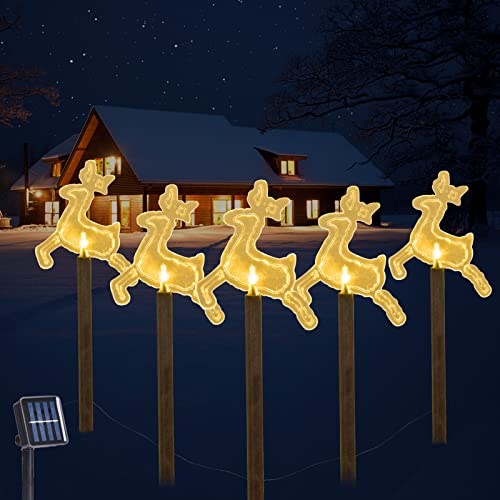 Christmas Solar Landscape Lights Decoration