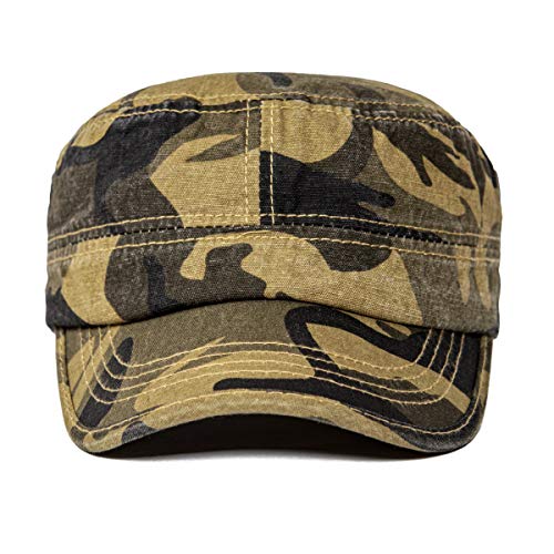 Cadet Army Caps Unique Design Vintage Flat Top Hats