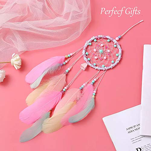 Elegant Handmade Feather Dreamcatcher