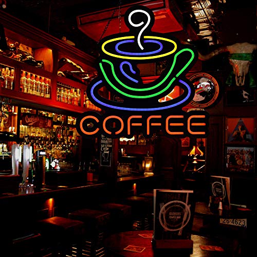 LED Neon Sign  (Coffee Cup) Art Wall Lights