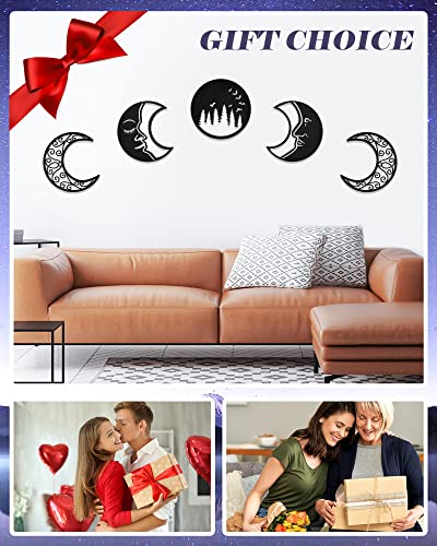 5 Packs Moon Wall Decoration