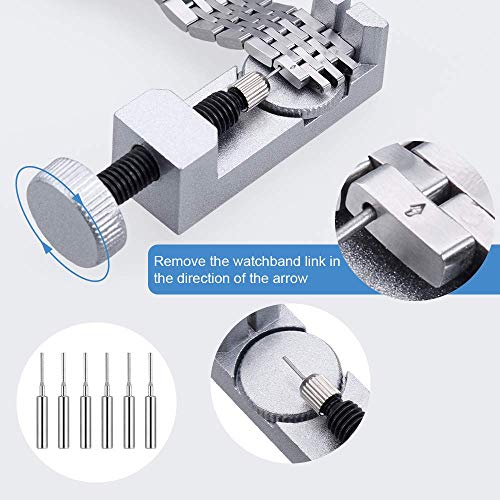 Watch Repair Tools Professional Spring Bar Tool Set w/ Carrying Case