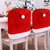 Santa Claus Hat  Christmas Chair Covers