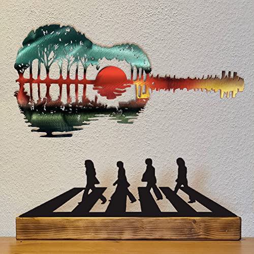 17'' Iron Music Guitar Metal Wall Art Decoration