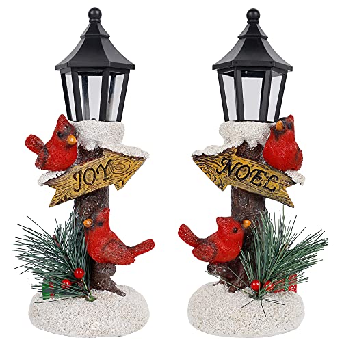 2 Pack Christmas Lighted Table Decoration