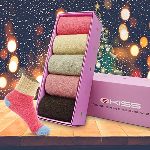 Cozy & Warm Thick Soft Wool Christmas Gift Winter Socks for Women