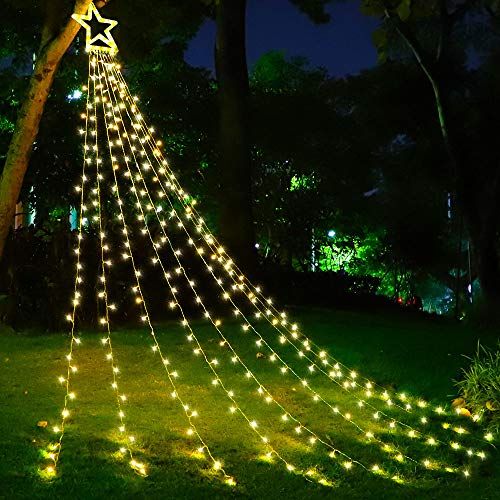 LED Star Christmas Tree Lights, Decoration