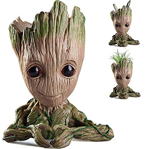 Baby Groot Flower Succulent Planter Cute Green with Hole Pen Holder ON SALE!