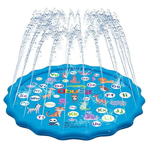 60" Sprinkler & Splash Play Mat for Kids
