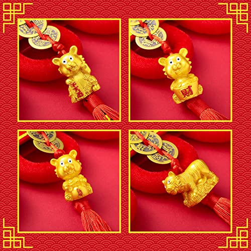 8 Pieces Chinese Feng Shui Pendant Decoration 2022  Year of Tiger Lucky Charms