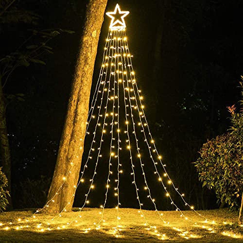 320 LEDs Christmas Decorations Star String Lights