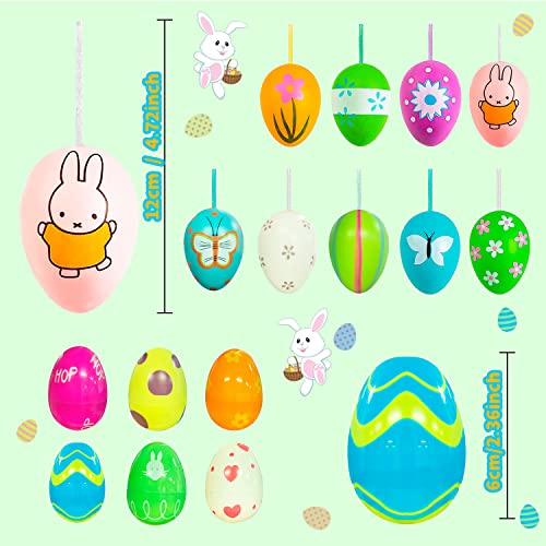 36 Pcs Colorful Easter Eggs Decorations