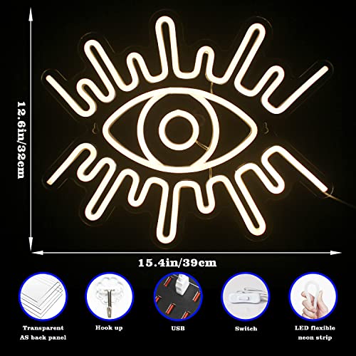 LED Eyes Neon Signs for Wall Decoration