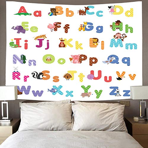 ABC Learning Alphabet Tapestry for Kids Educational Wall Decoration