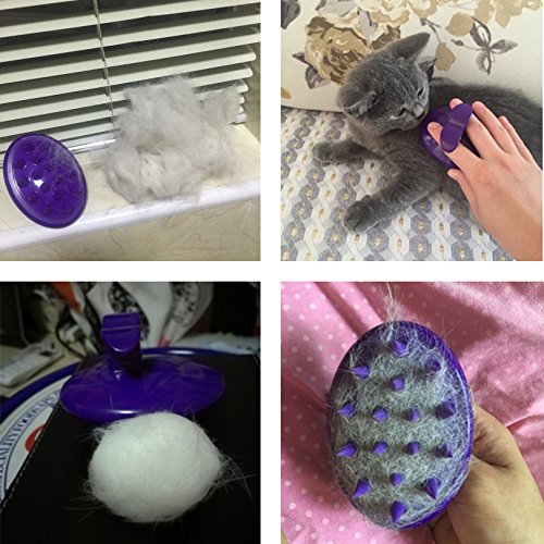 Soft Dual Rubber Pins Cat Brush Massager