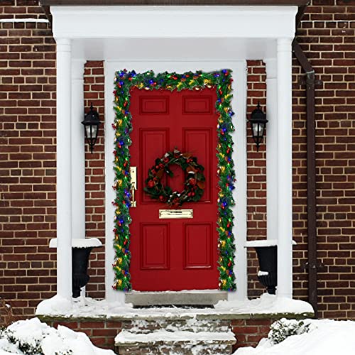 9ft Christmas Decorations Garland with 50 Lights