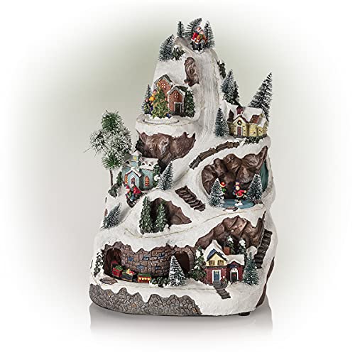 18 Inch Christmas Animated Winter Wonderland Set w/ LED Light & Music