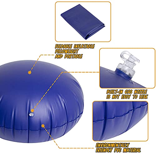 Hanging Hammock Chair with Inflatable Pillow- Max 176 LBs